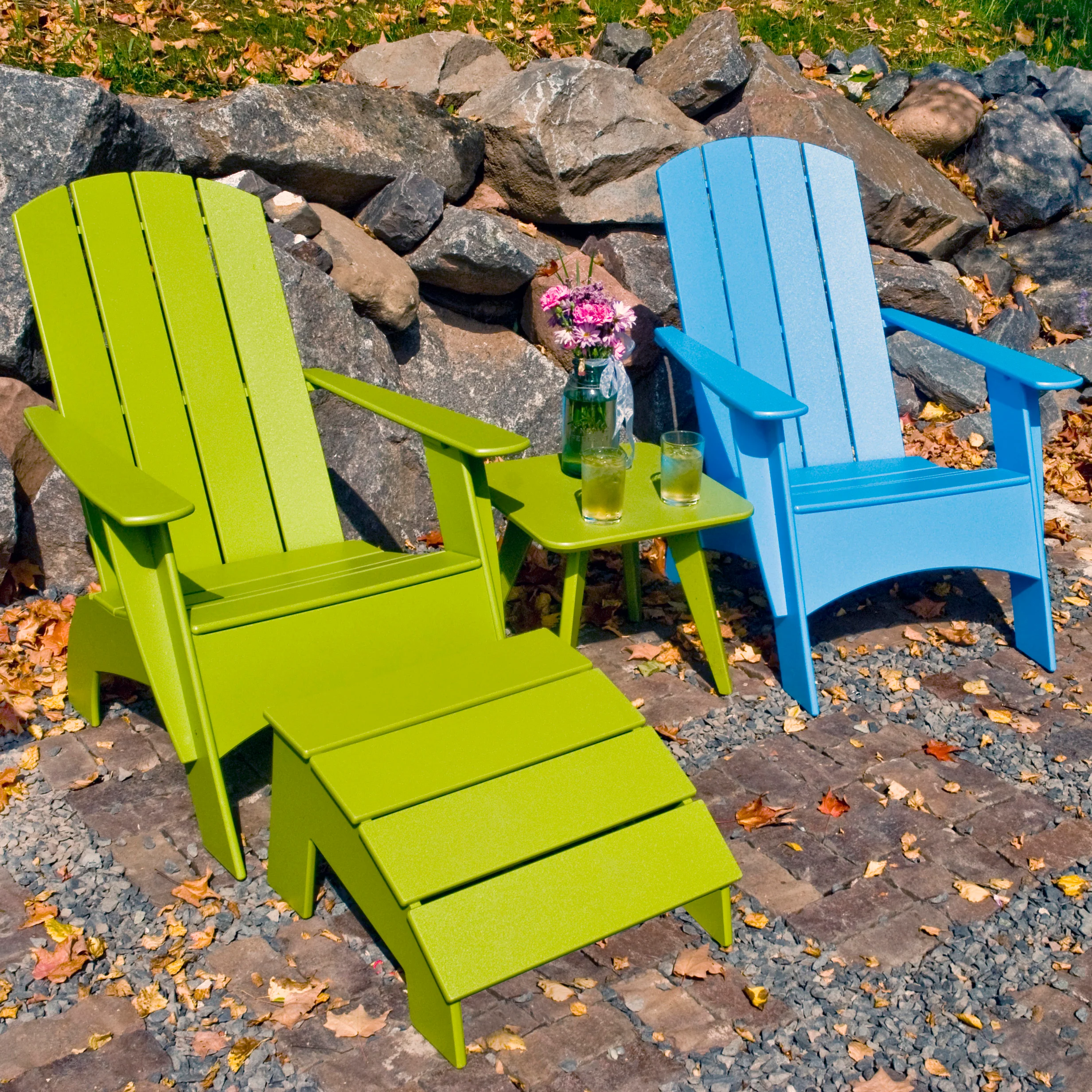 Tall Adirondack Outdoor Ottoman - Image 23