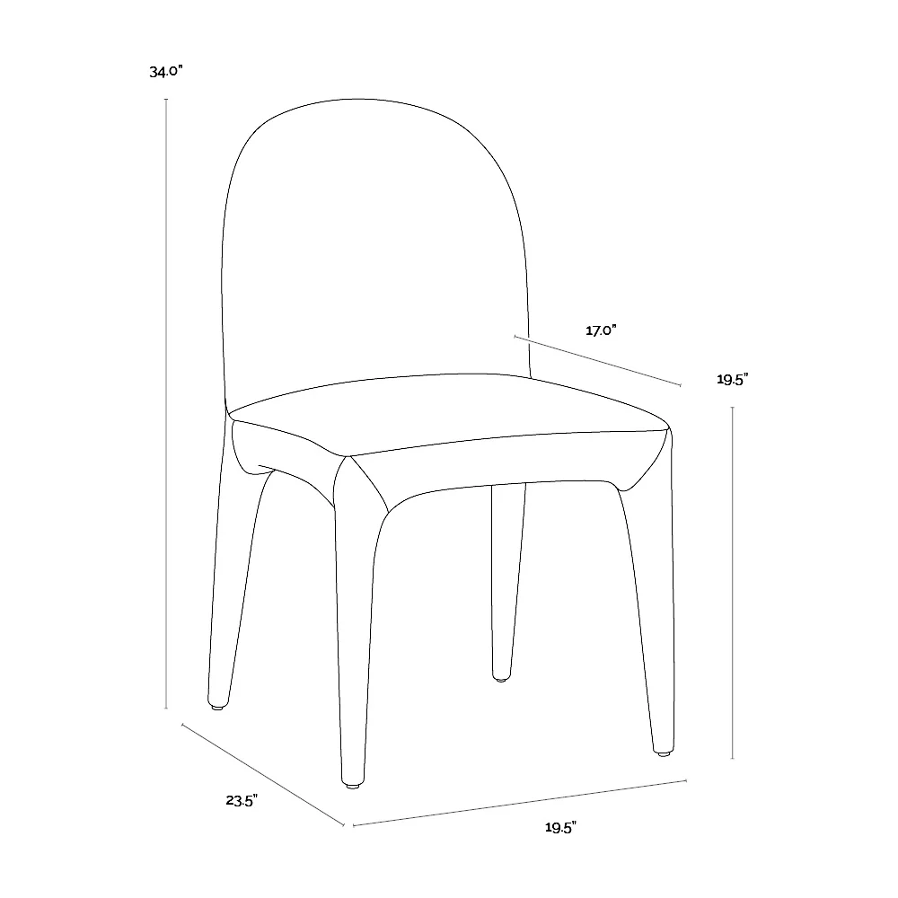 Tamina Fully Upholstered Dining Chair - Image 8