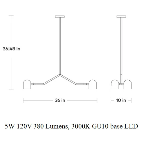 Tandem 4-Head Pendant Light - Image 11