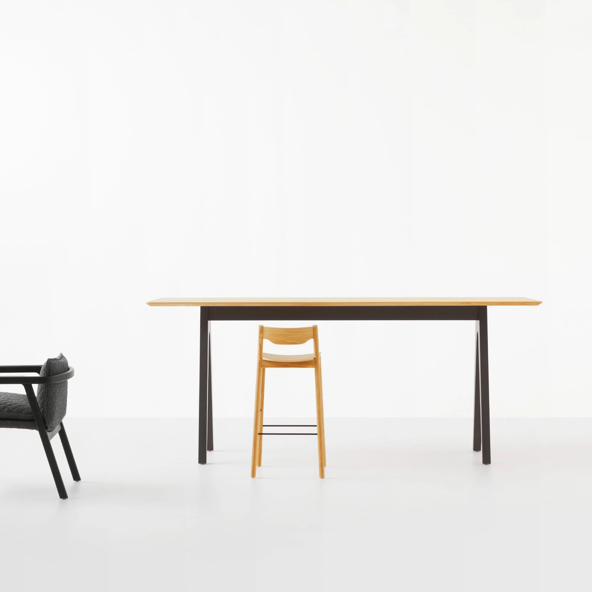 Tangerine Stool with Back - Image 7