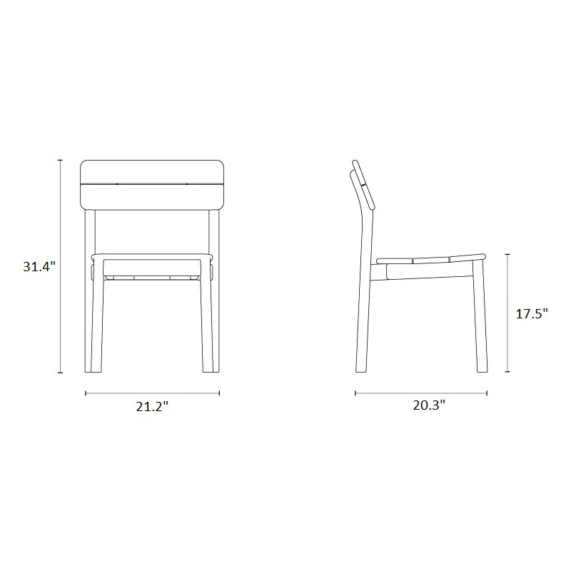 Tanso Outdoor Side Chair - Image 4