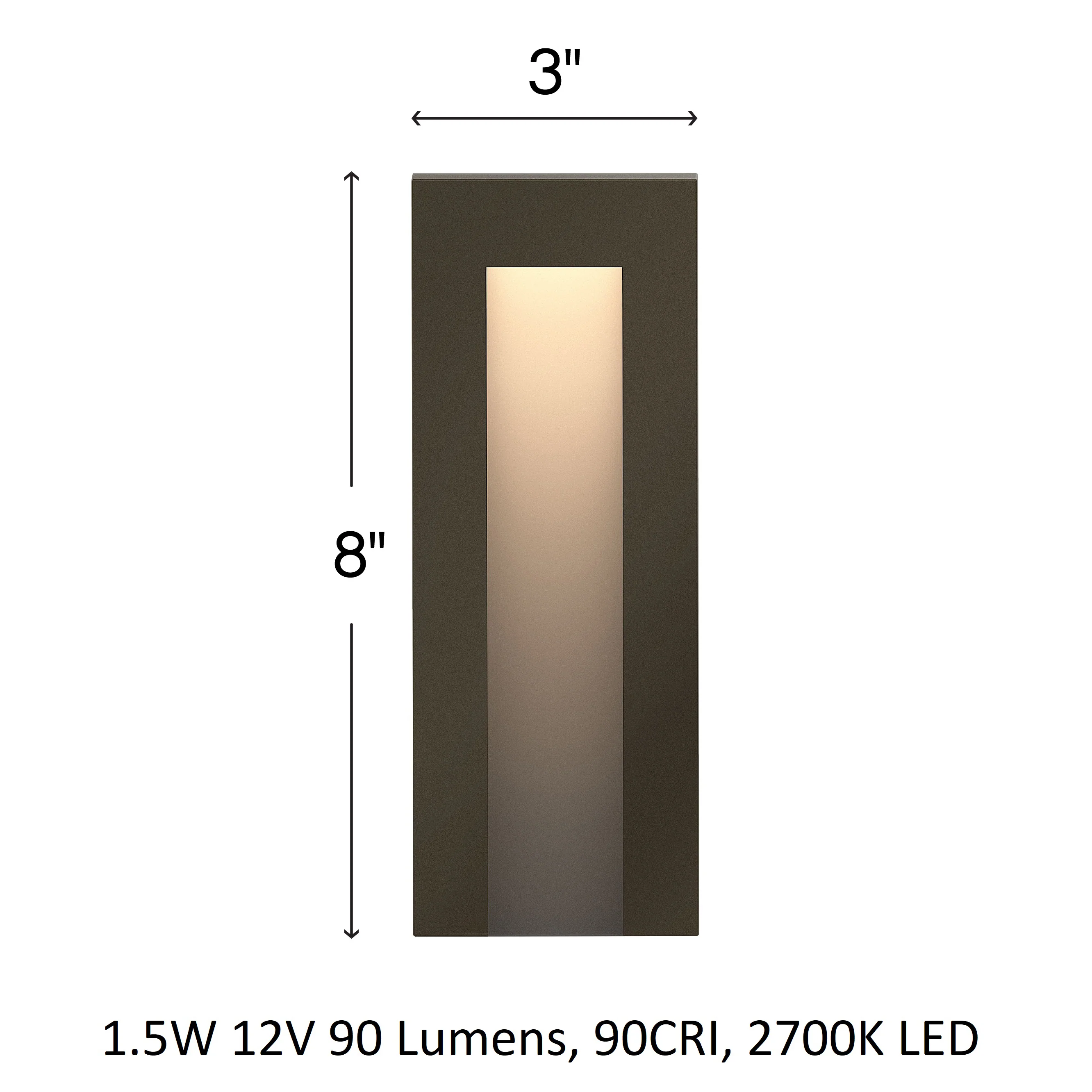 Taper Vertical Outdoor Deck Sconce - Image 9