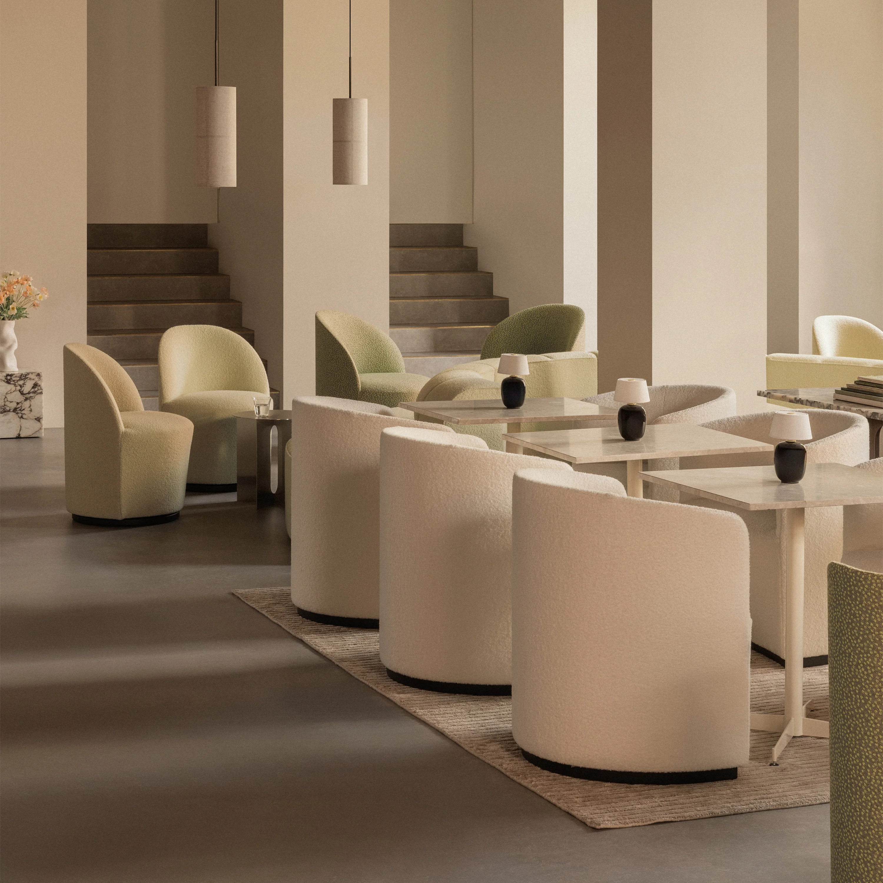 Tearoom Side Chair with Return Swivel Base - Image 16