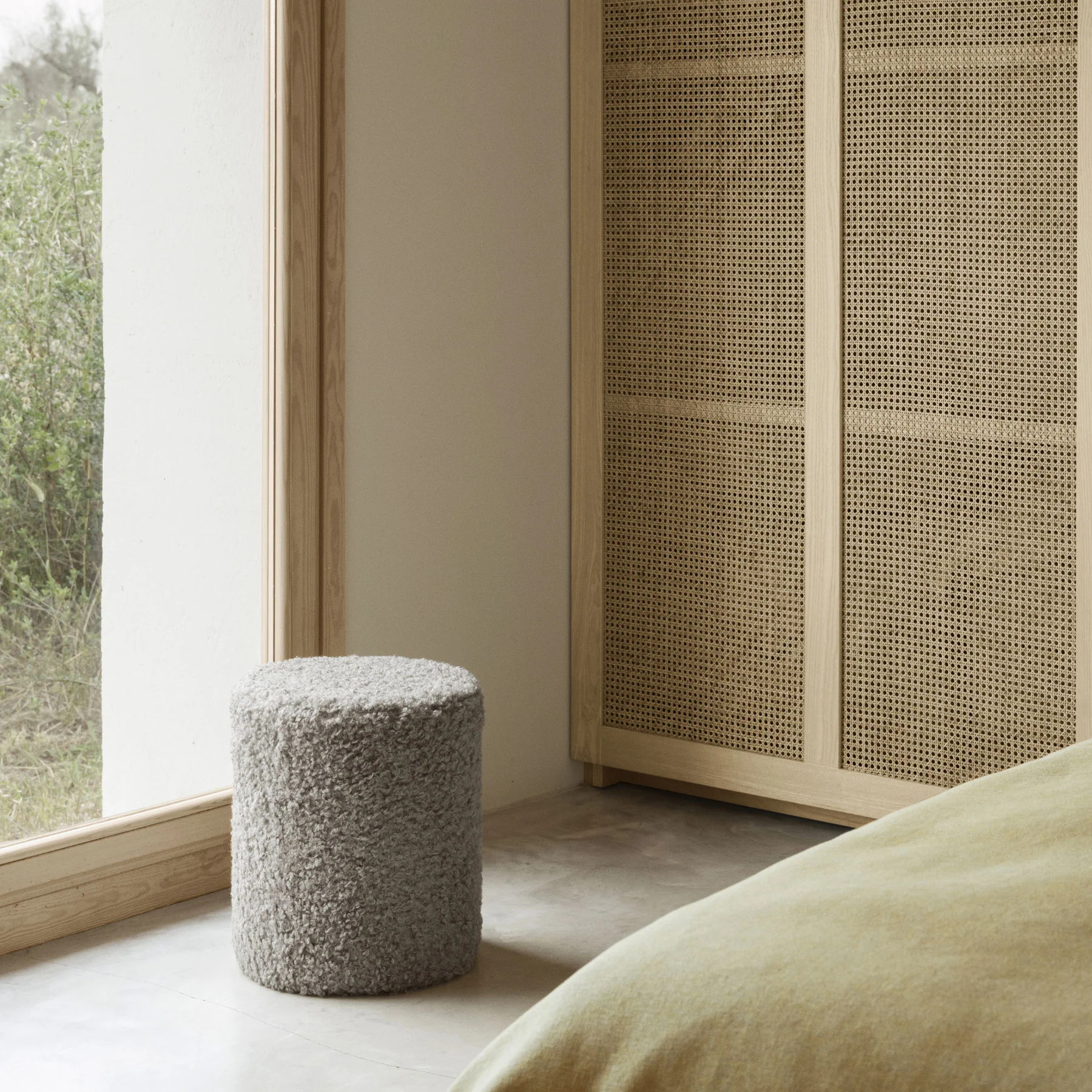 Teddy Upholstered Pouf - Image 6