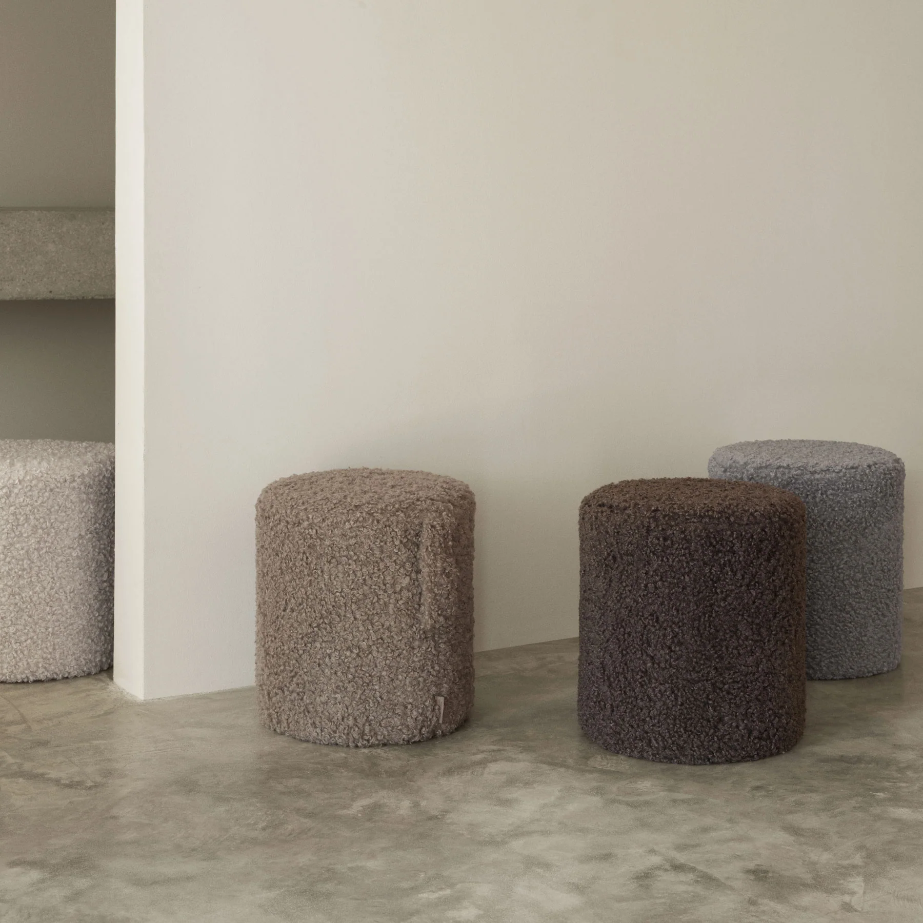 Teddy Upholstered Pouf - Image 7