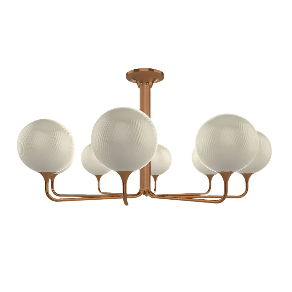 Tee Round Multi Light Pendant Light