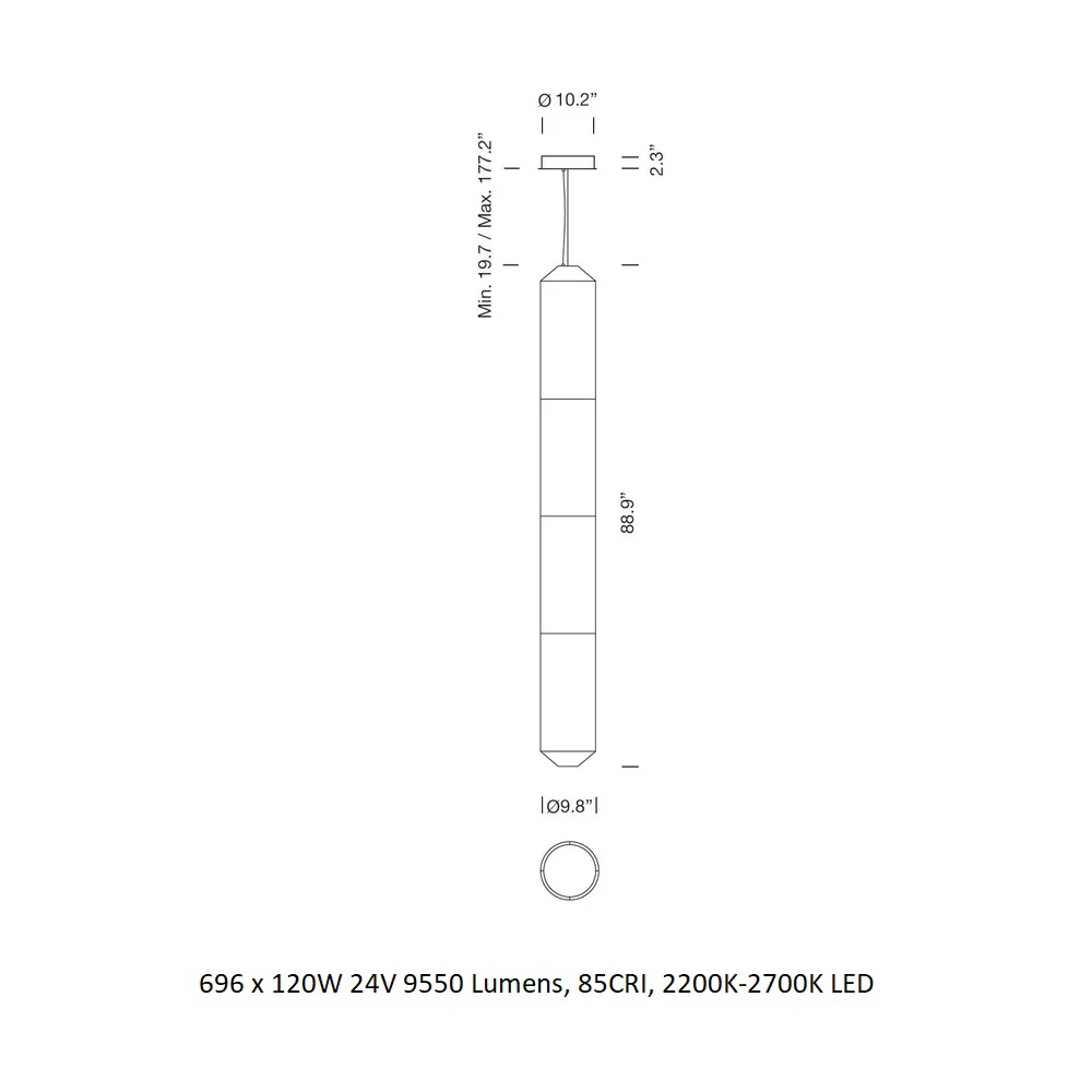 Tekio Vertical Pendant Light - Image 25