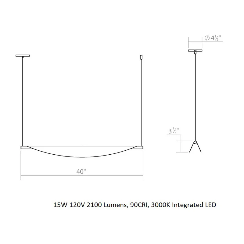 Tela LED Pendant Light - Image 19