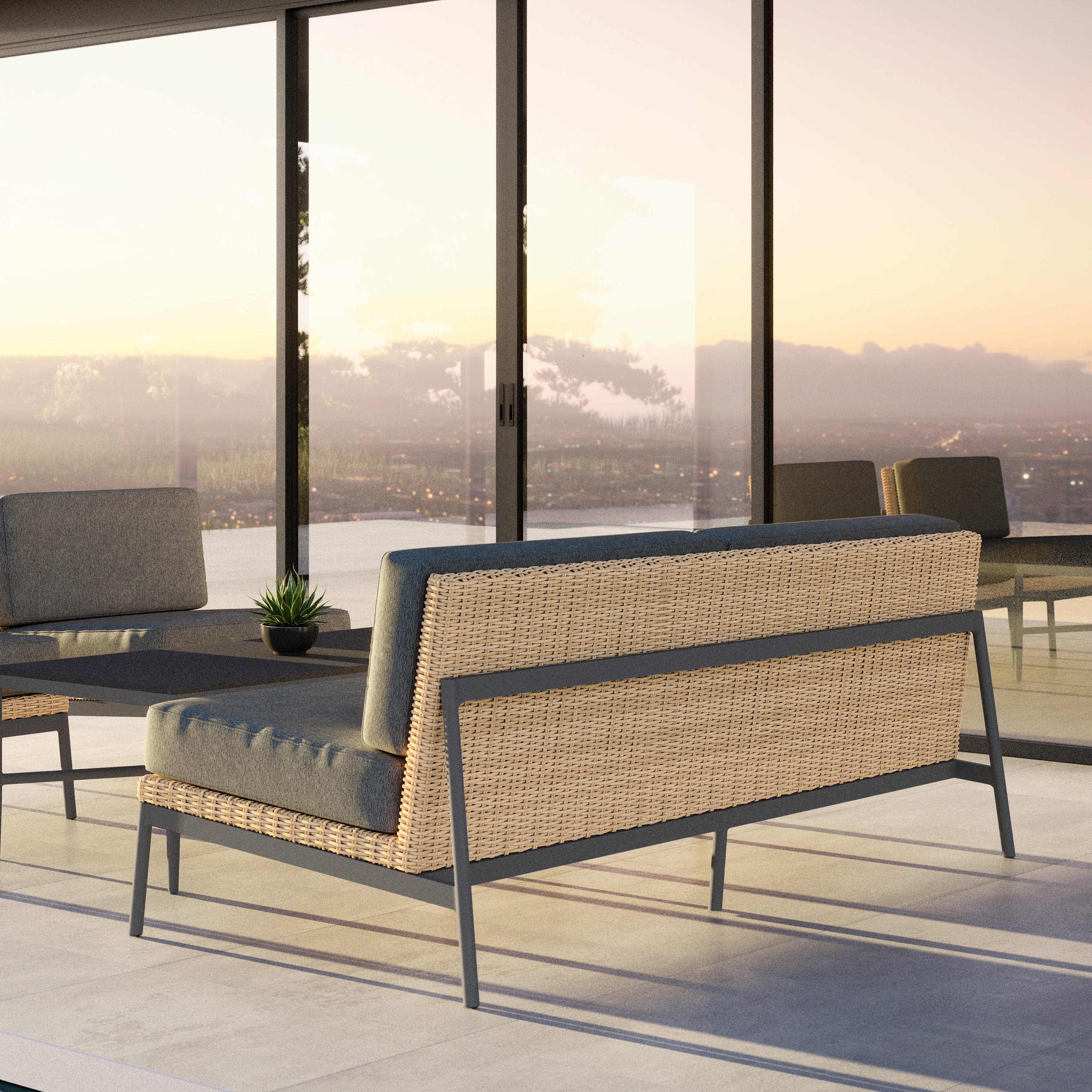 Terra 3-Seat Outdoor Sofa - Image 7