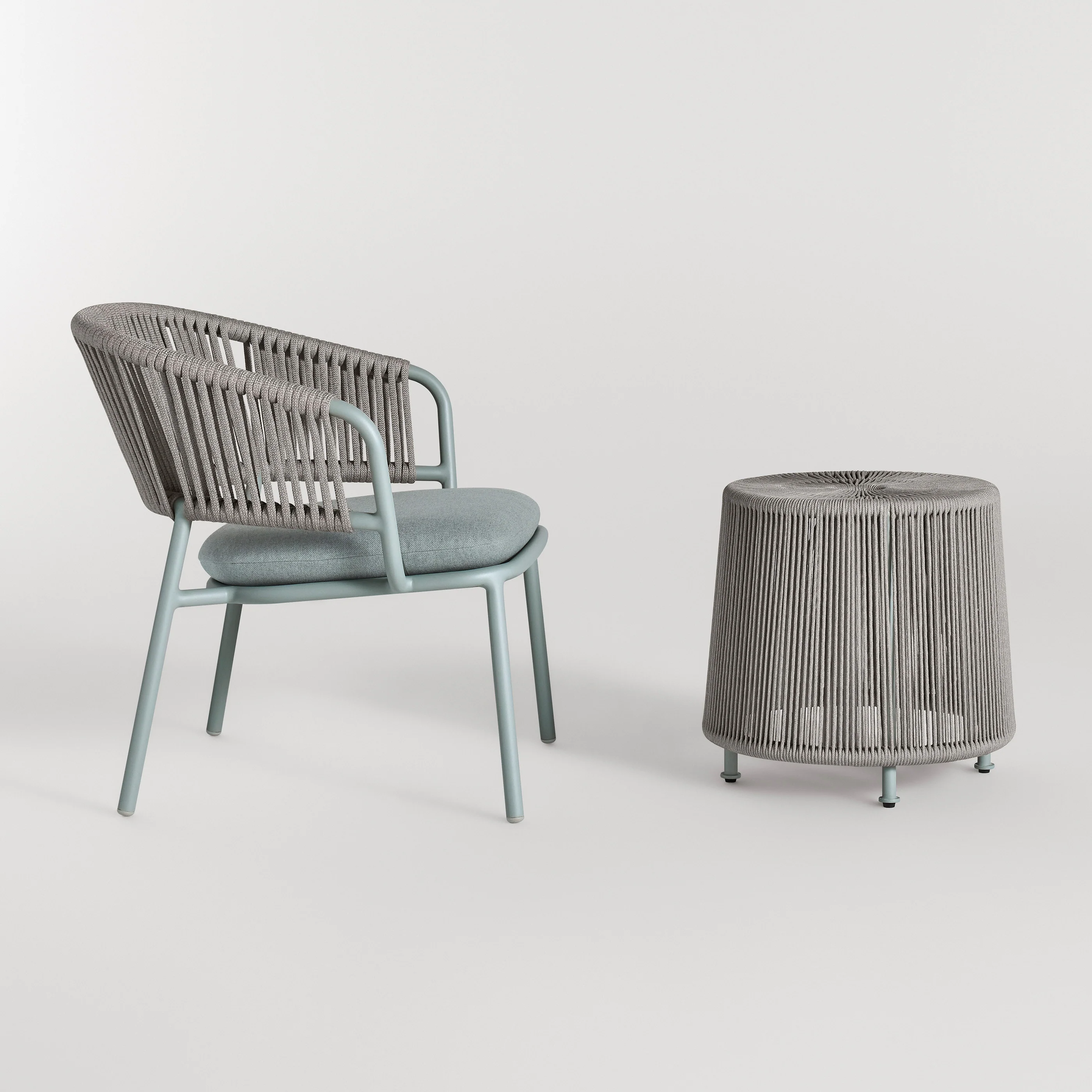 Tether Outdoor Ottoman - Image 10