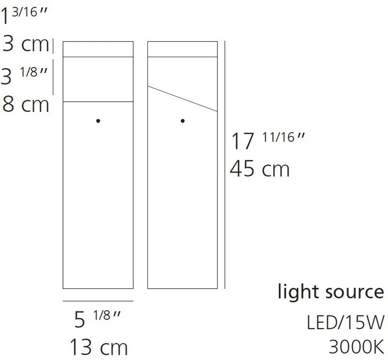 Tetragono Outdoor Bollard - Image 10