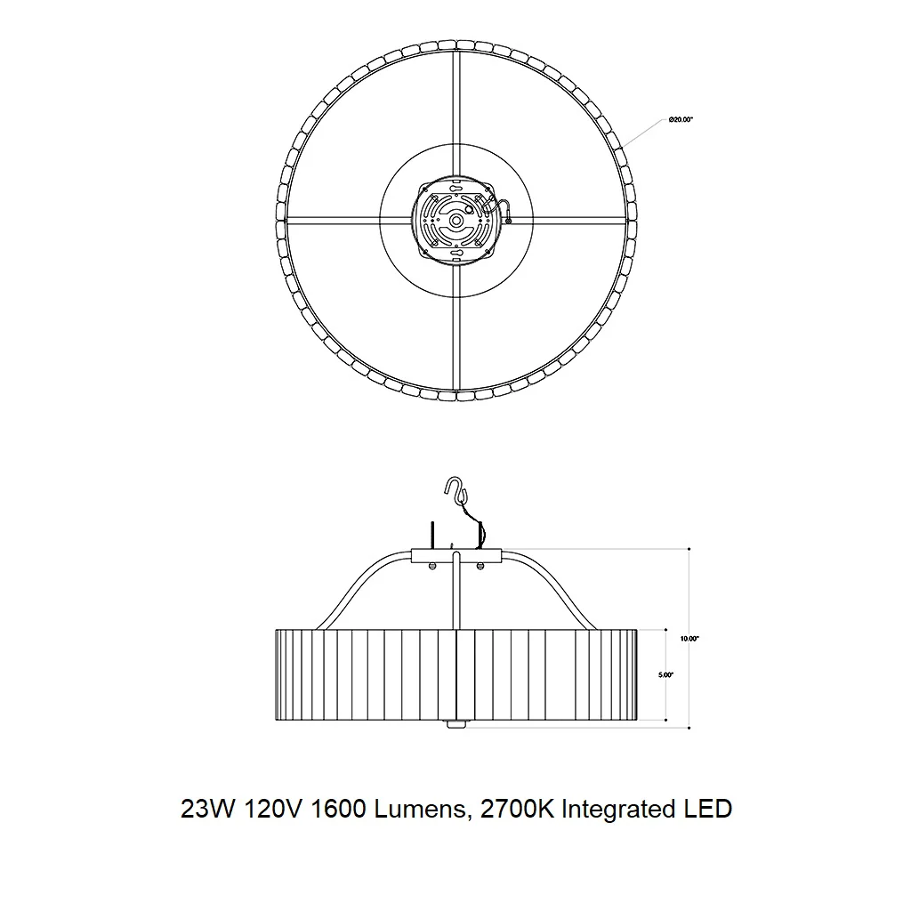 Tetterby LED Semi Flush Mount - Image 5