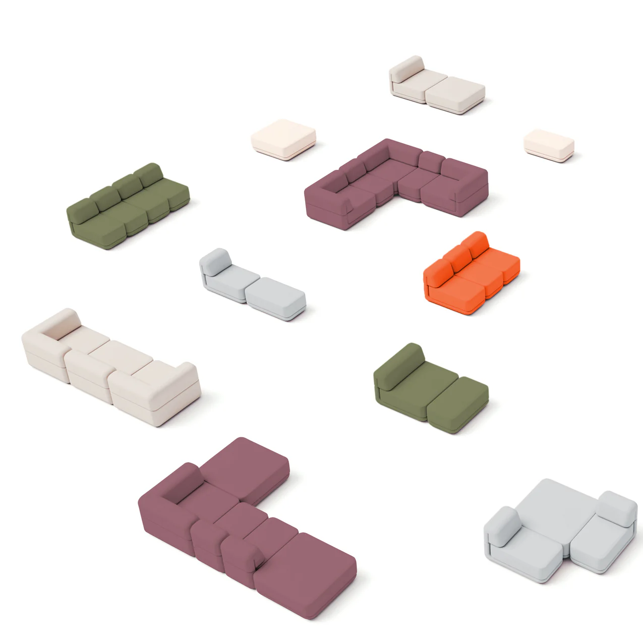 The Cube Three Seater Sofa - Image 7