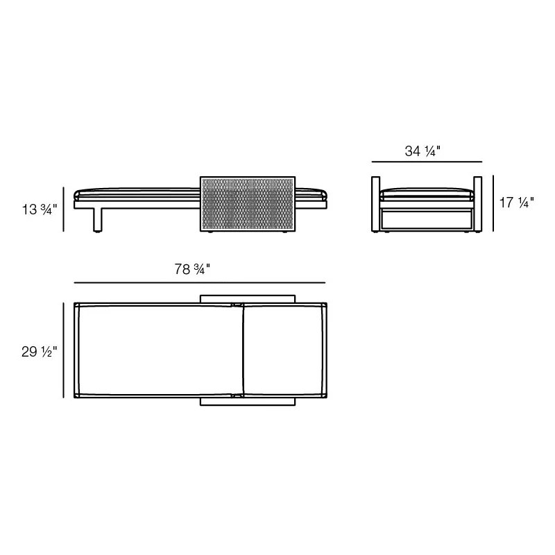 The Factory Outdoor Sun Lounger - Image 4