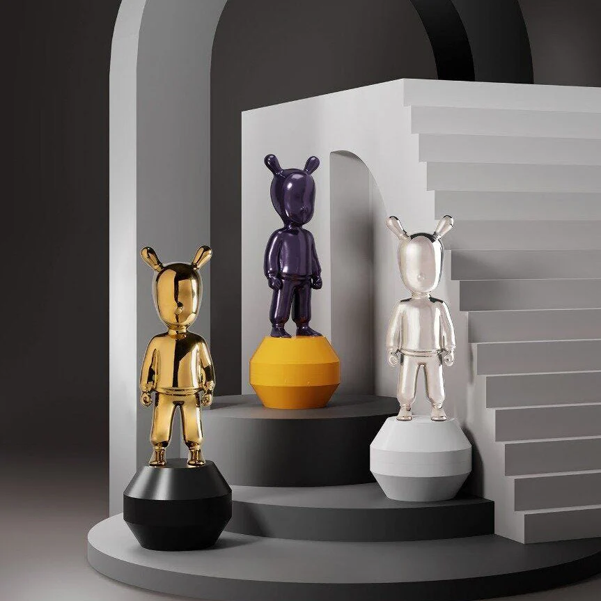 The Guest Metallic Figurine by Jaime Hayon - Image 4