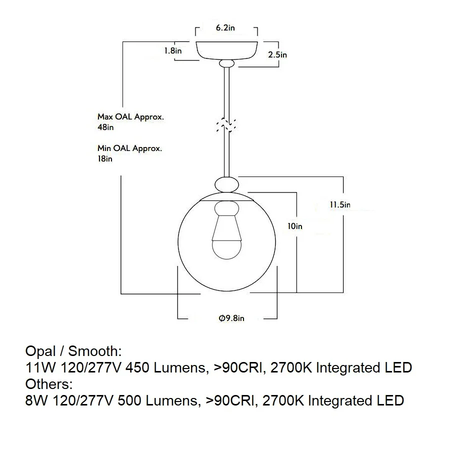 The Roll and Hill 03 LED Pendant Light - Image 12