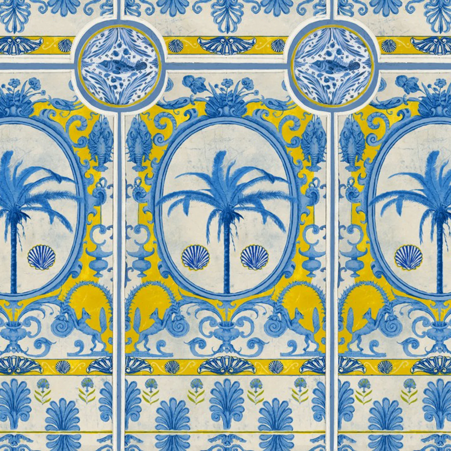 The Villa Mural Wallpaper Sample Swatch - Image 3