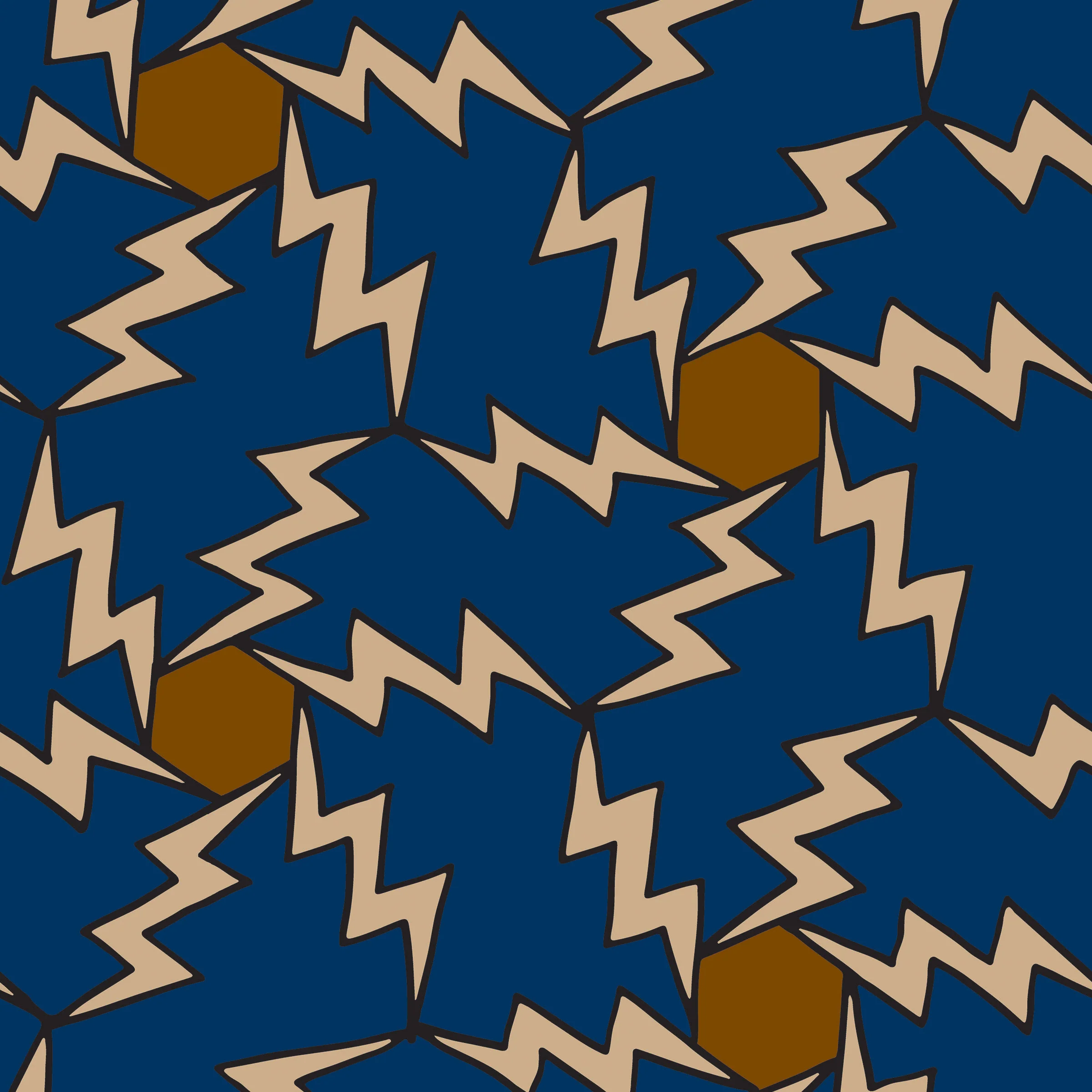 Thunder Wallpaper Sample Swatch - Image 22