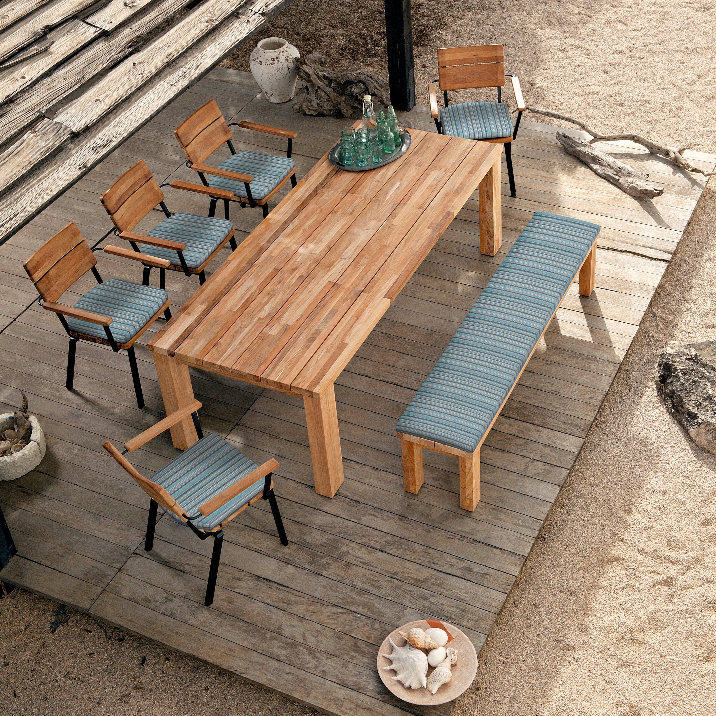 Titan Teak Rustic Outdoor Table - Image 10