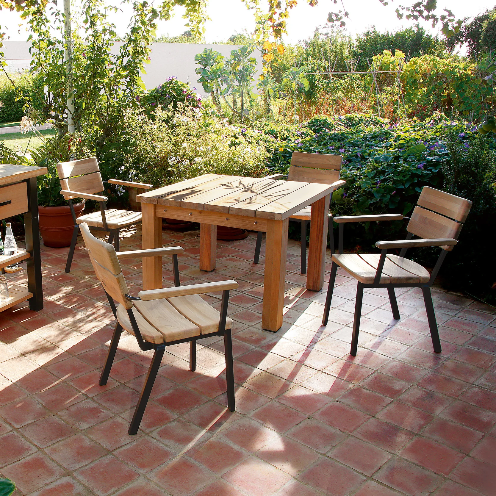 Titan Teak Rustic Outdoor Table - Image 7