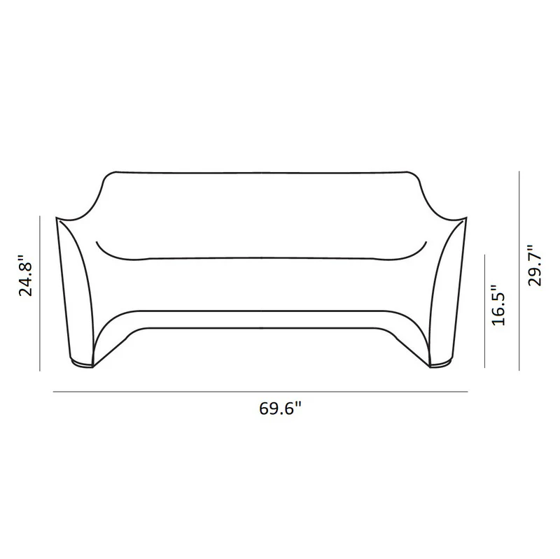 Tokyo Pop Outdoor Sofa - Image 17