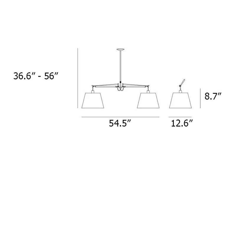 Tolomeo Double Shade Suspension - Image 14