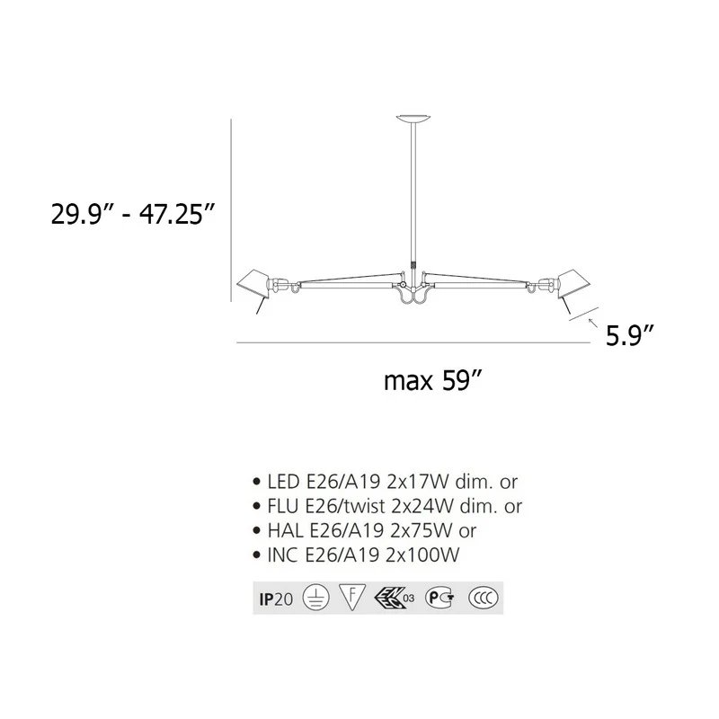 Tolomeo Double Suspension - Image 6