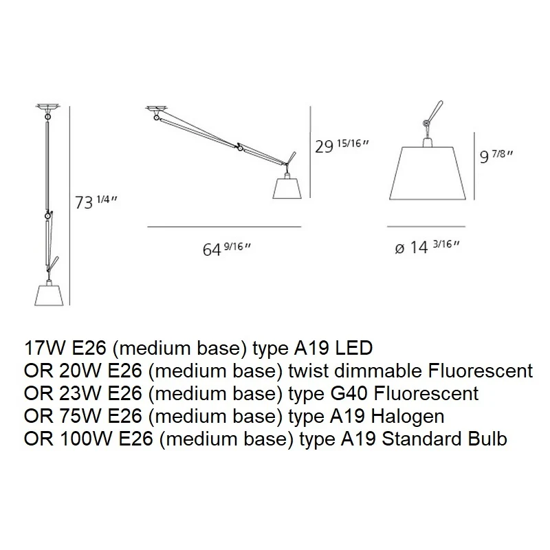 Tolomeo Off Center Suspension Light - Image 13