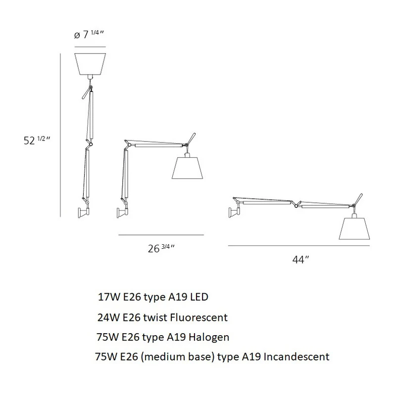 Tolomeo Wall with Shade - Image 8