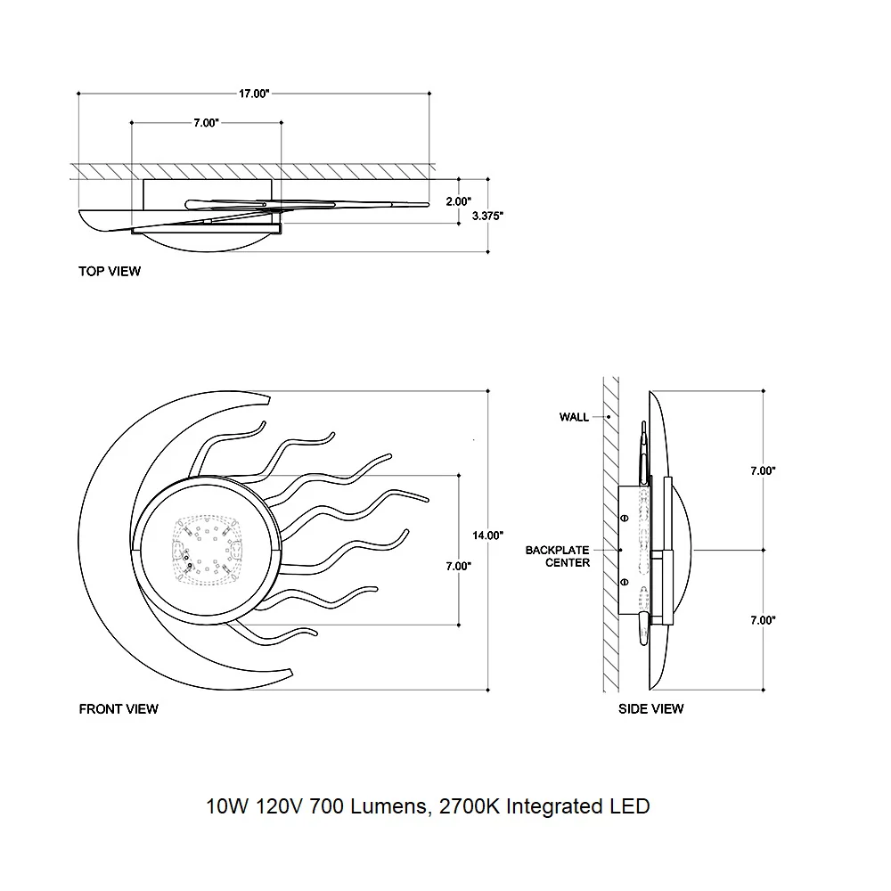 Tona LED Wall Sconce - Image 7
