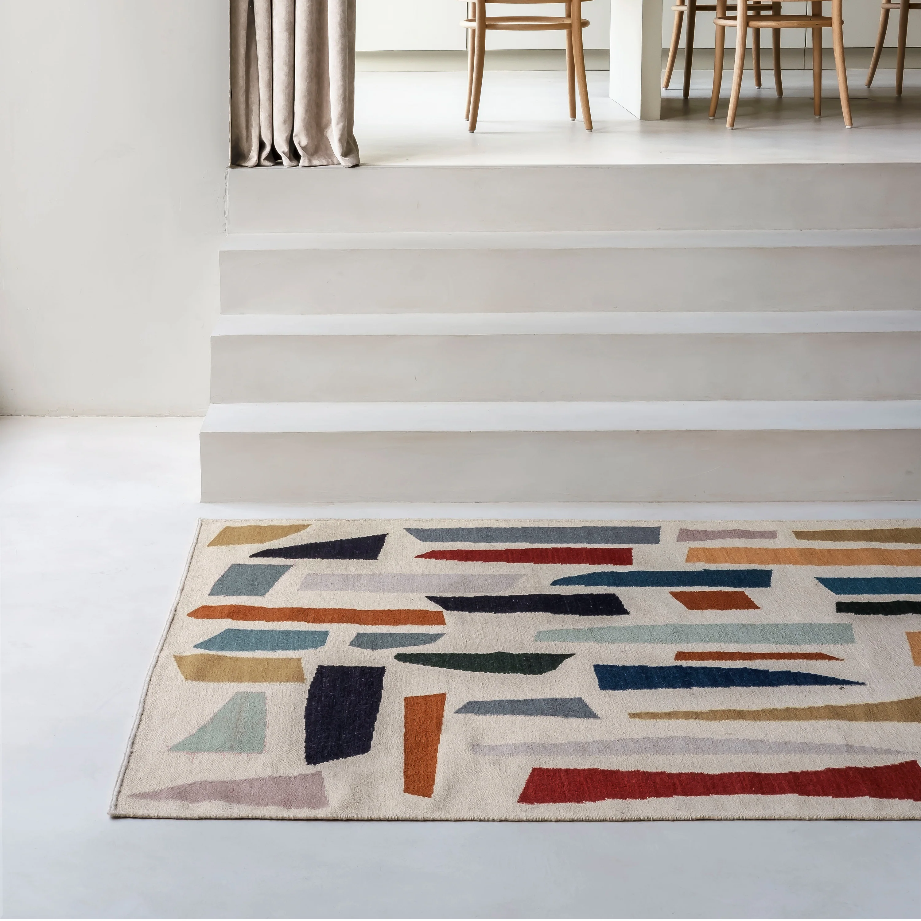 Tones Kilim Pieces Rug - Image 3