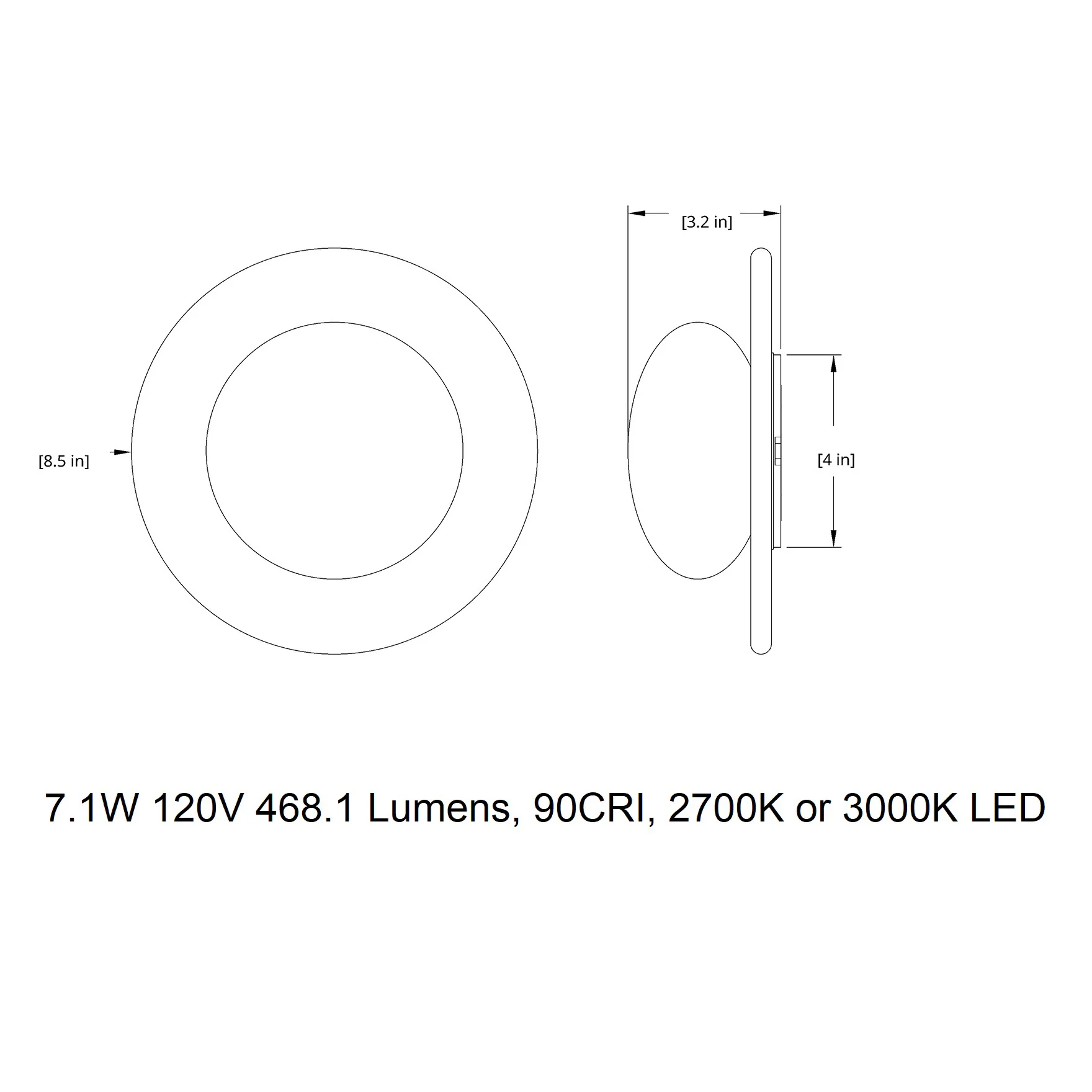 Topo Outdoor LED Flush Mount - Image 10