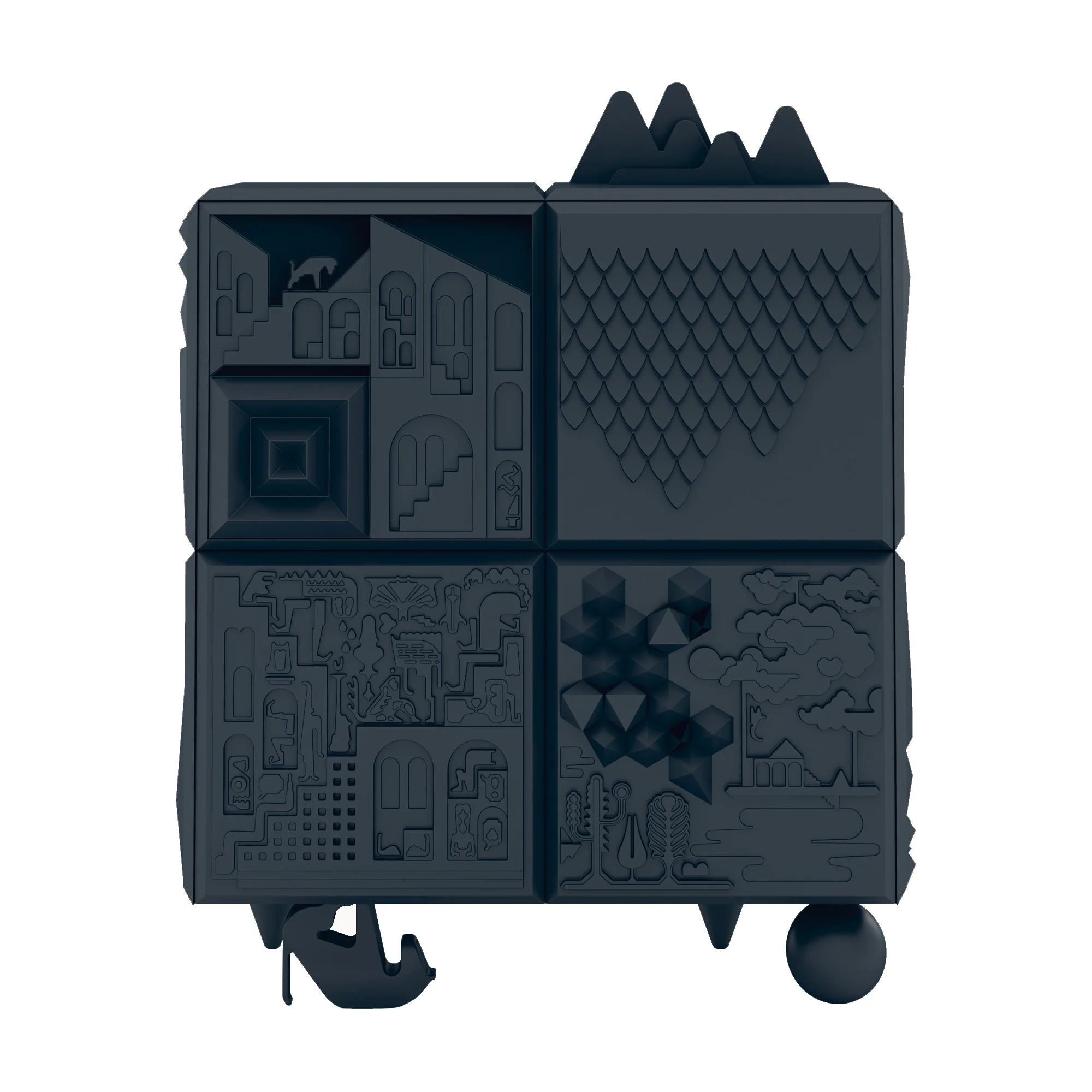 Tout Va Bien Modular Two Level Cabinet - Image 6