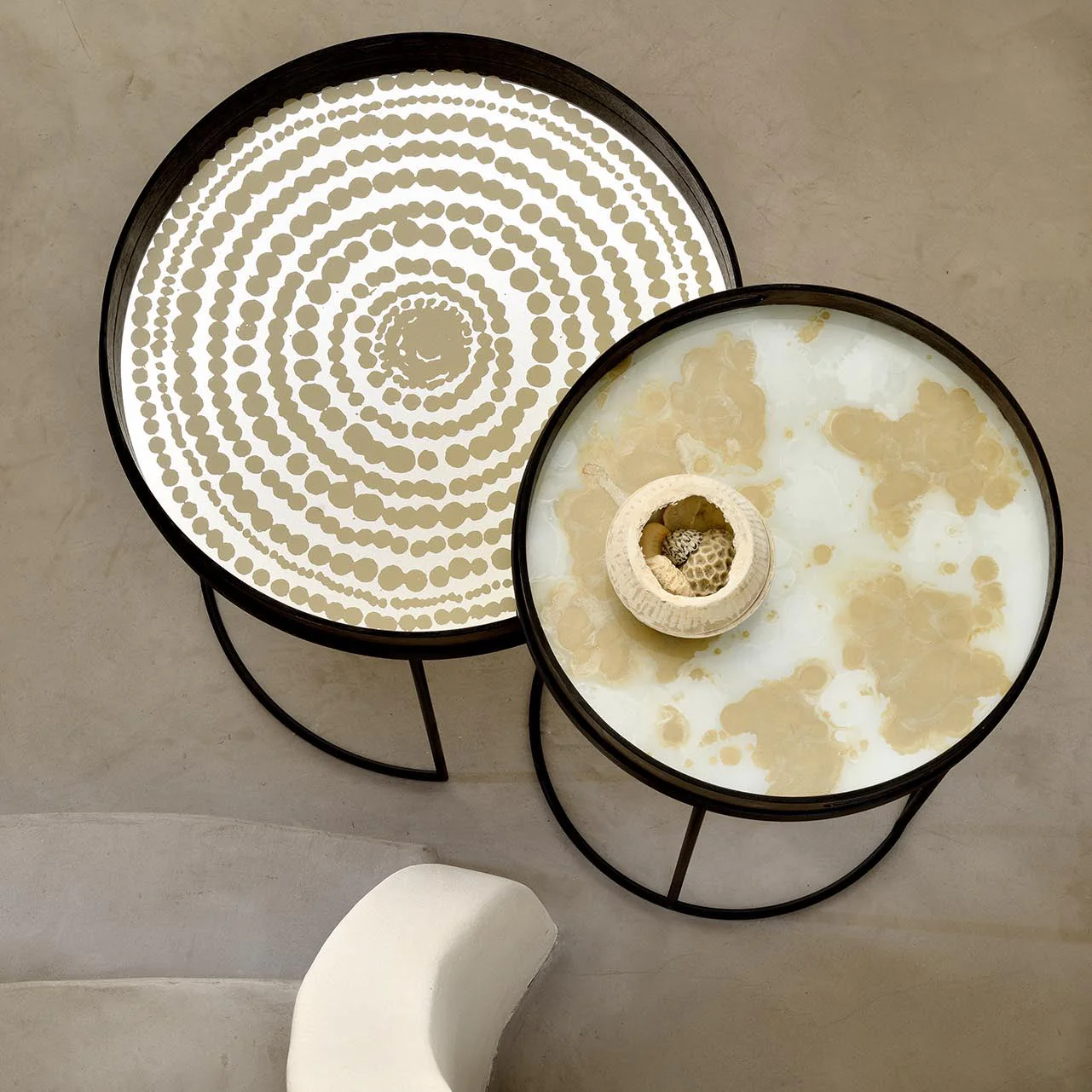 Tray Round Side Table Set - Image 23