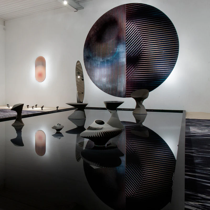 Trichroic Round Rug - Image 4