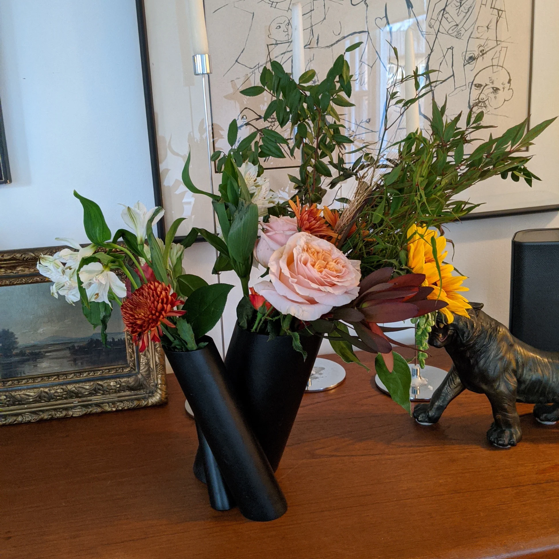 Triple Flower Vase - Image 11