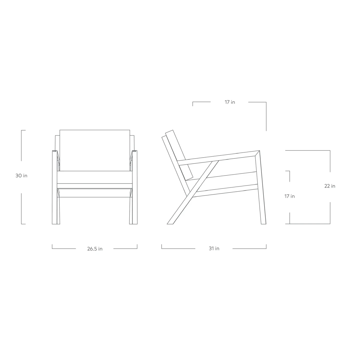 Truss Lounge Chair - Image 14