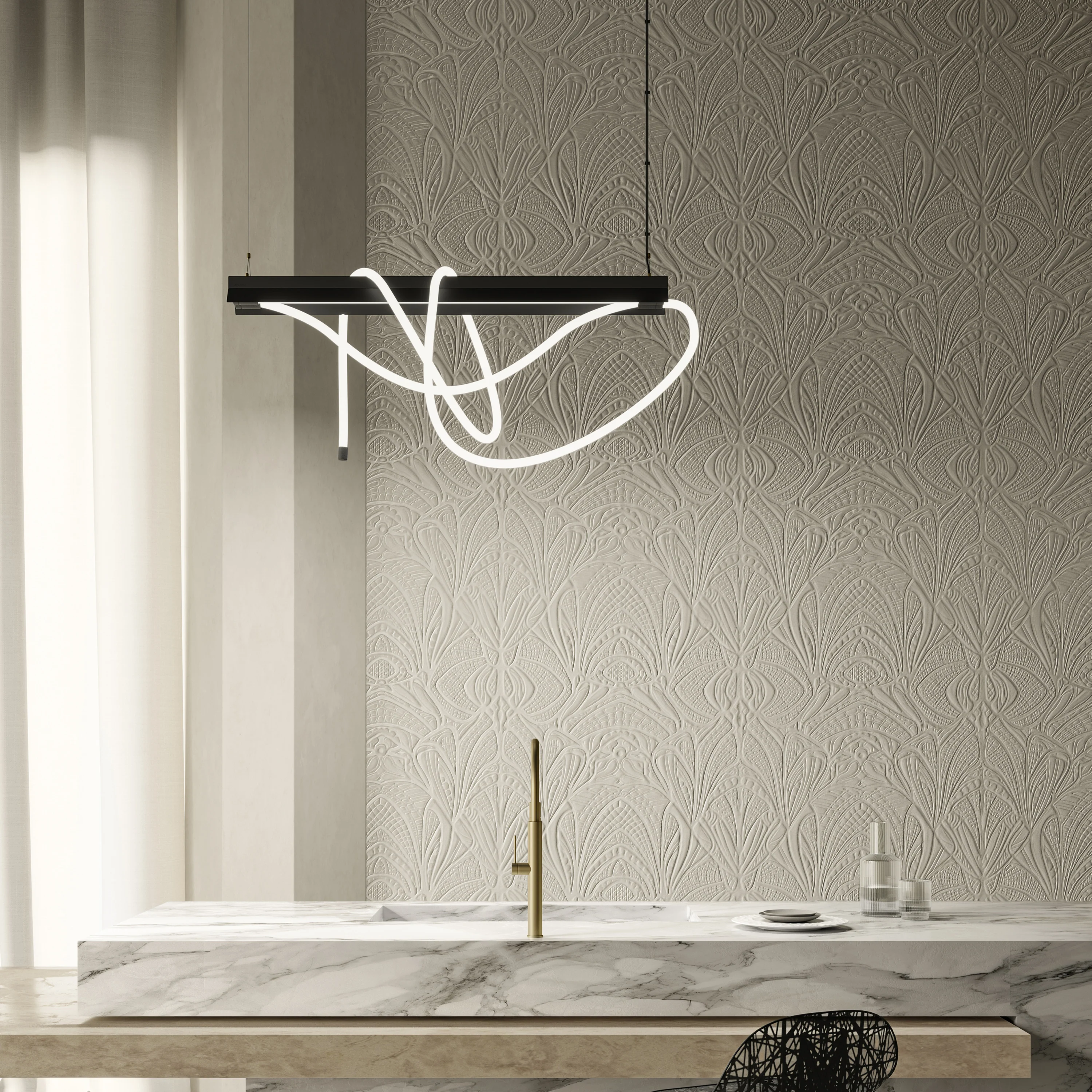 Tubelight Linear Pendant Light - Image 10