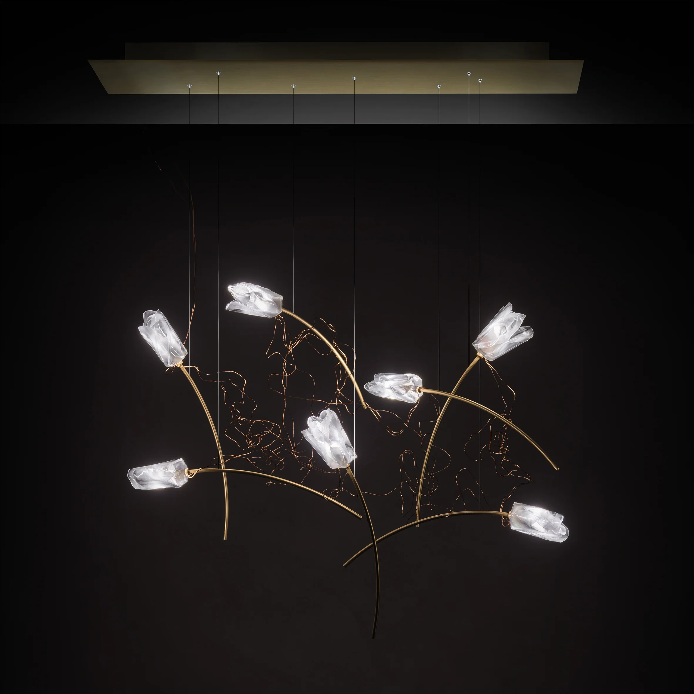 Tulip Linear LED Chandelier - Image 2
