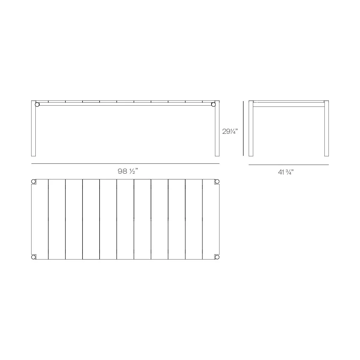 Tulum Outdoor Dining Table - Image 10