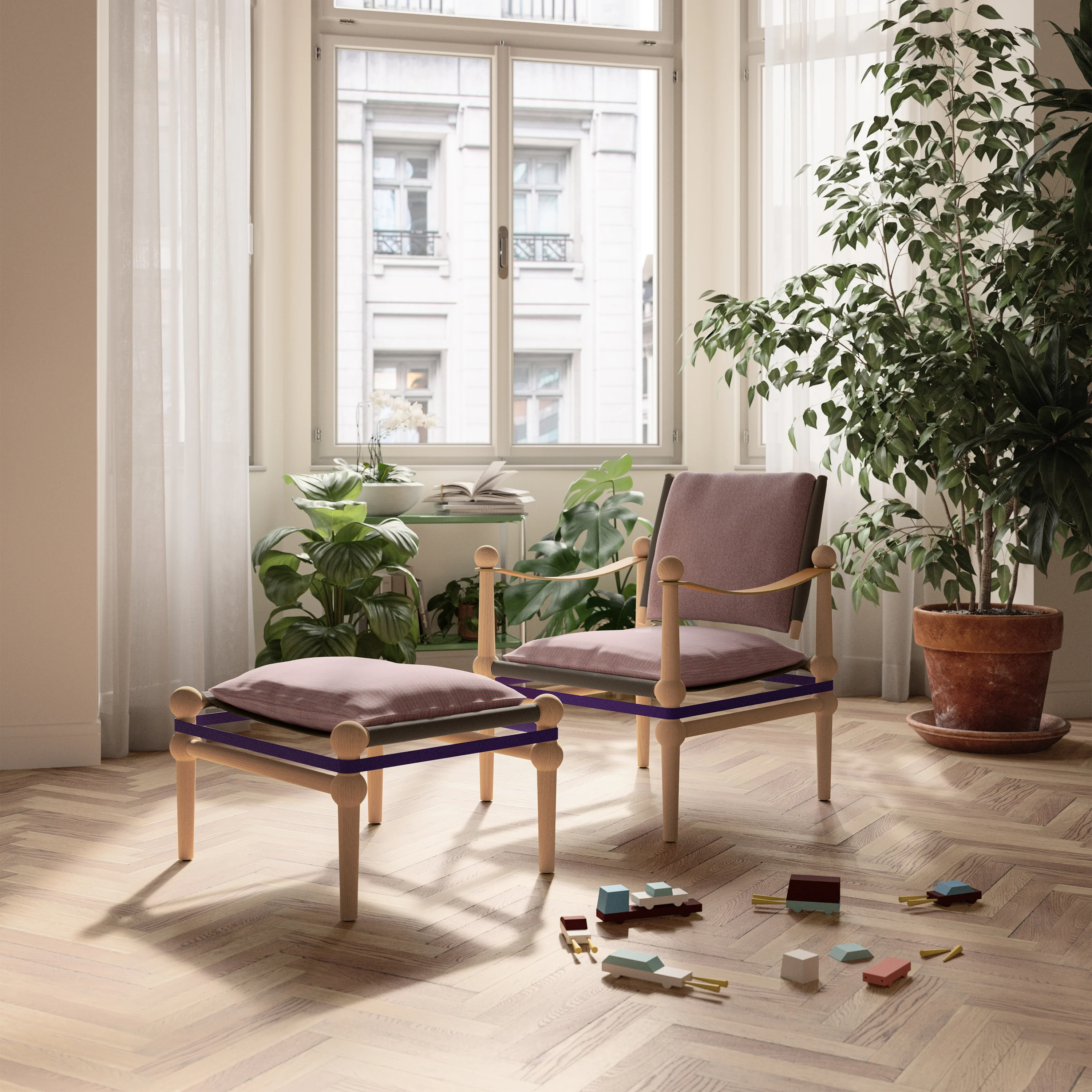 Twain Low Lounge Chair - Image 8