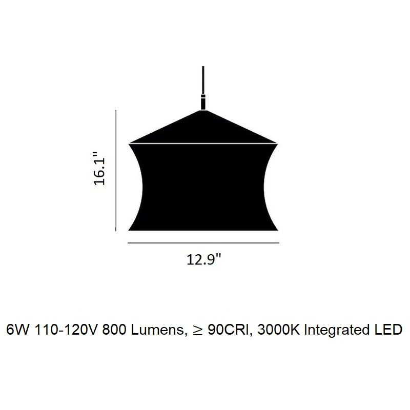 Unbeaten Waist LED Pendant Light - Image 4