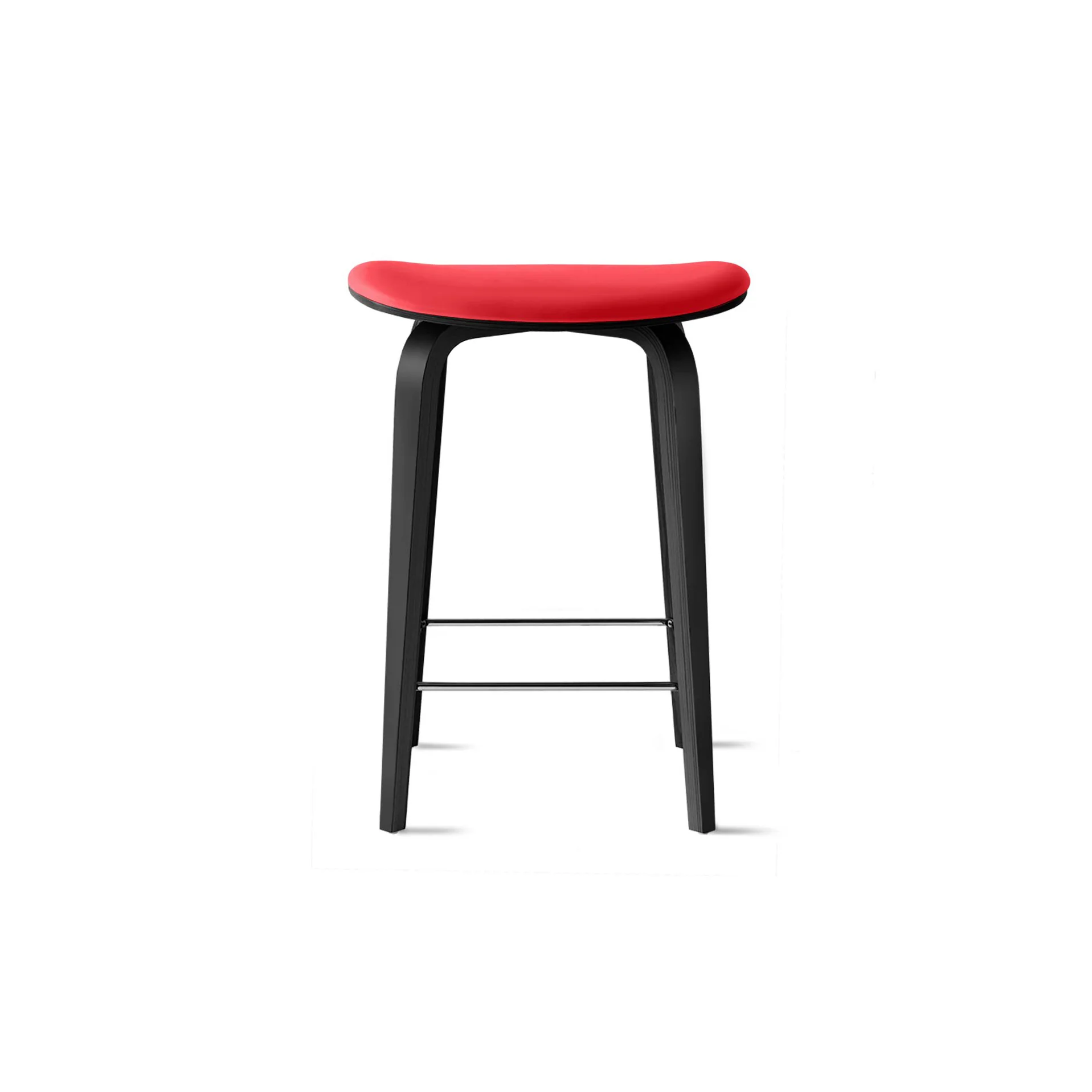Under Counter Upholstered Wood Stool - Image 26