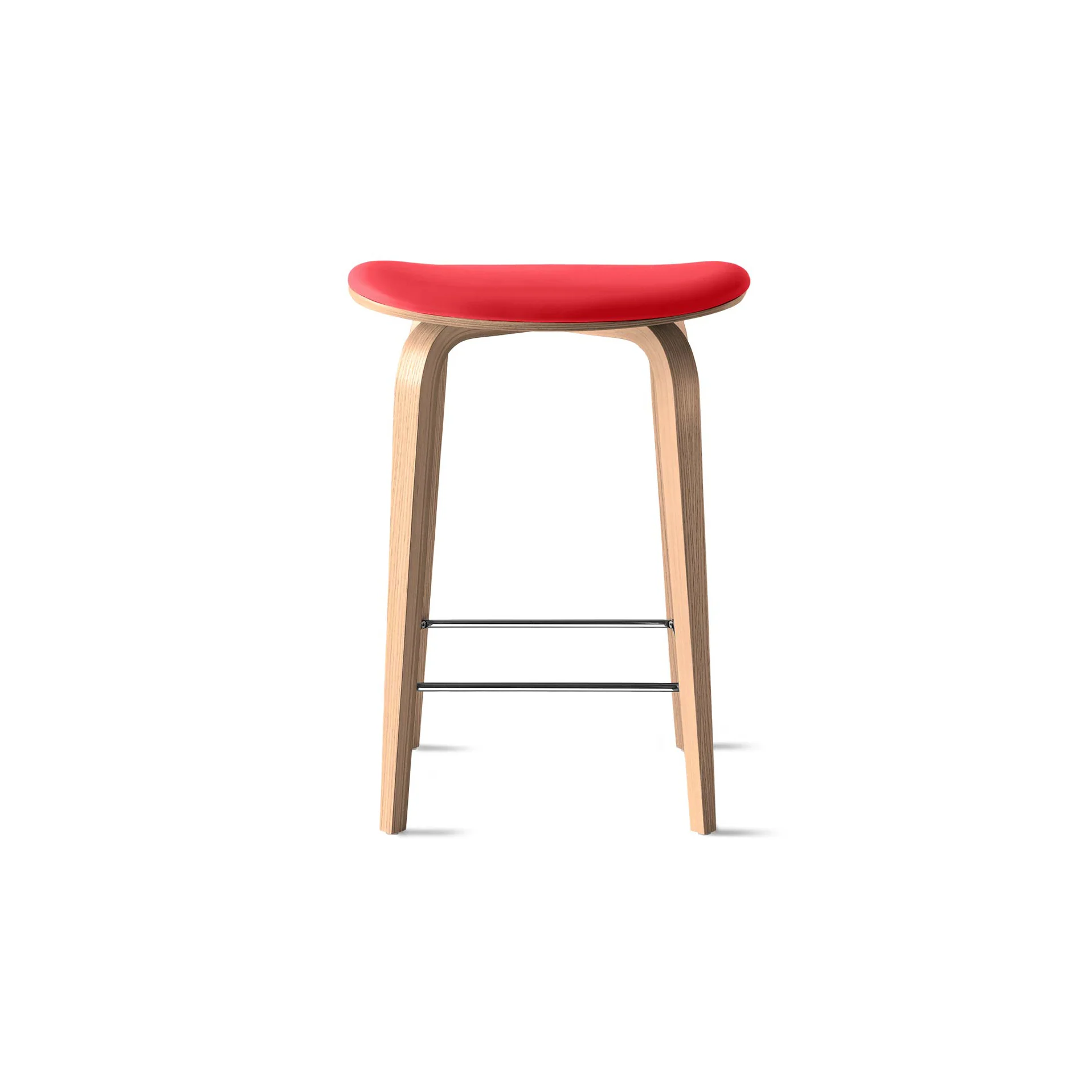 Under Counter Upholstered Wood Stool - Image 34