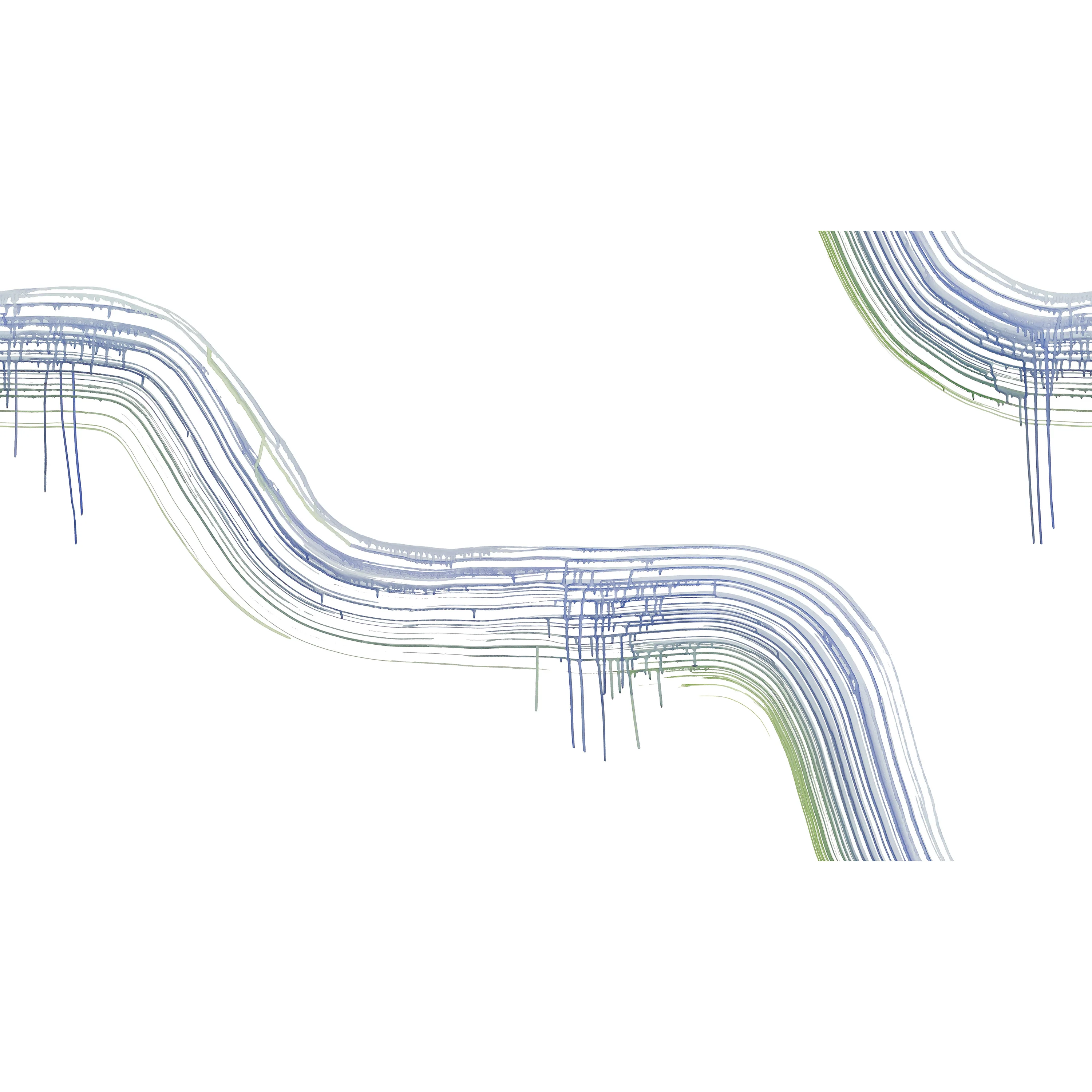 Under Water Wave Wallpaper Sample Swatch - Image 12