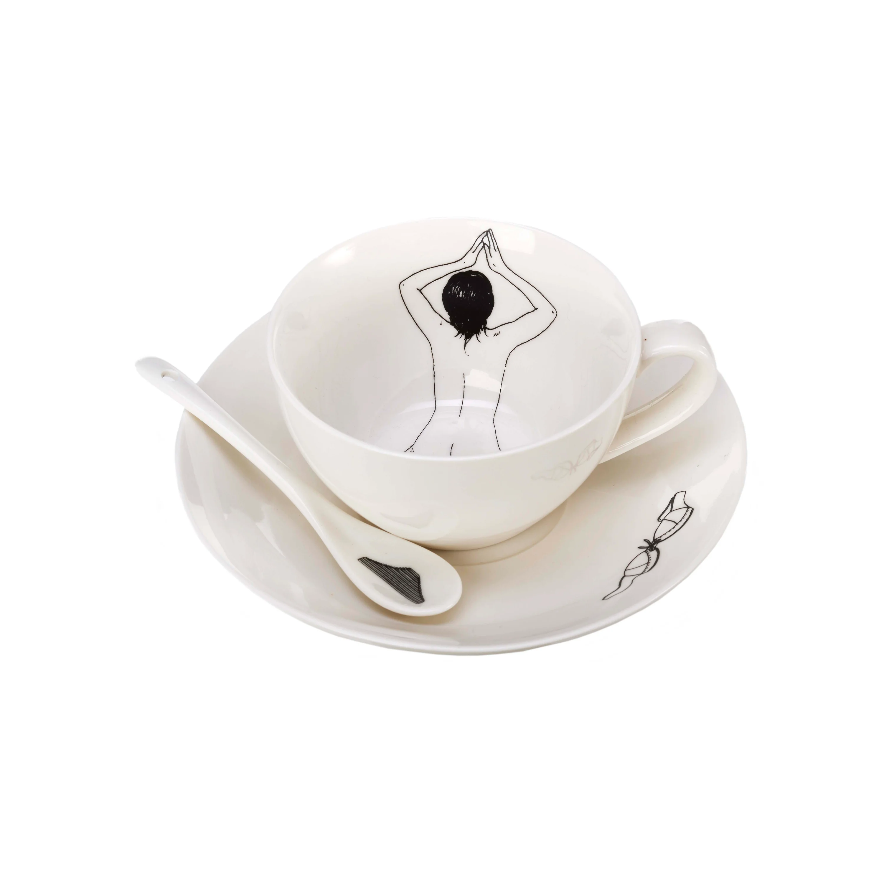 Undressed Teacup (Set of 4) - Image 3