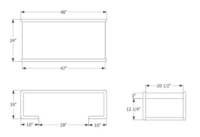 Untitled U4 Small Rectangular Table - Image 8