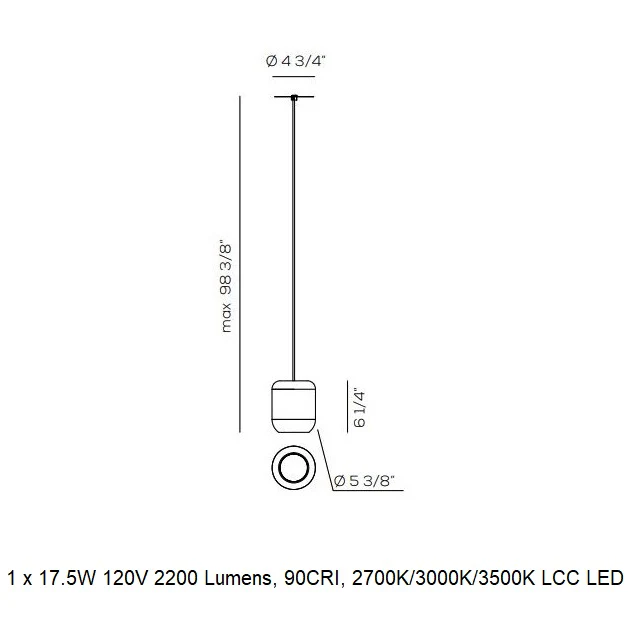 Urban Recessed Pendant Light - Image 10