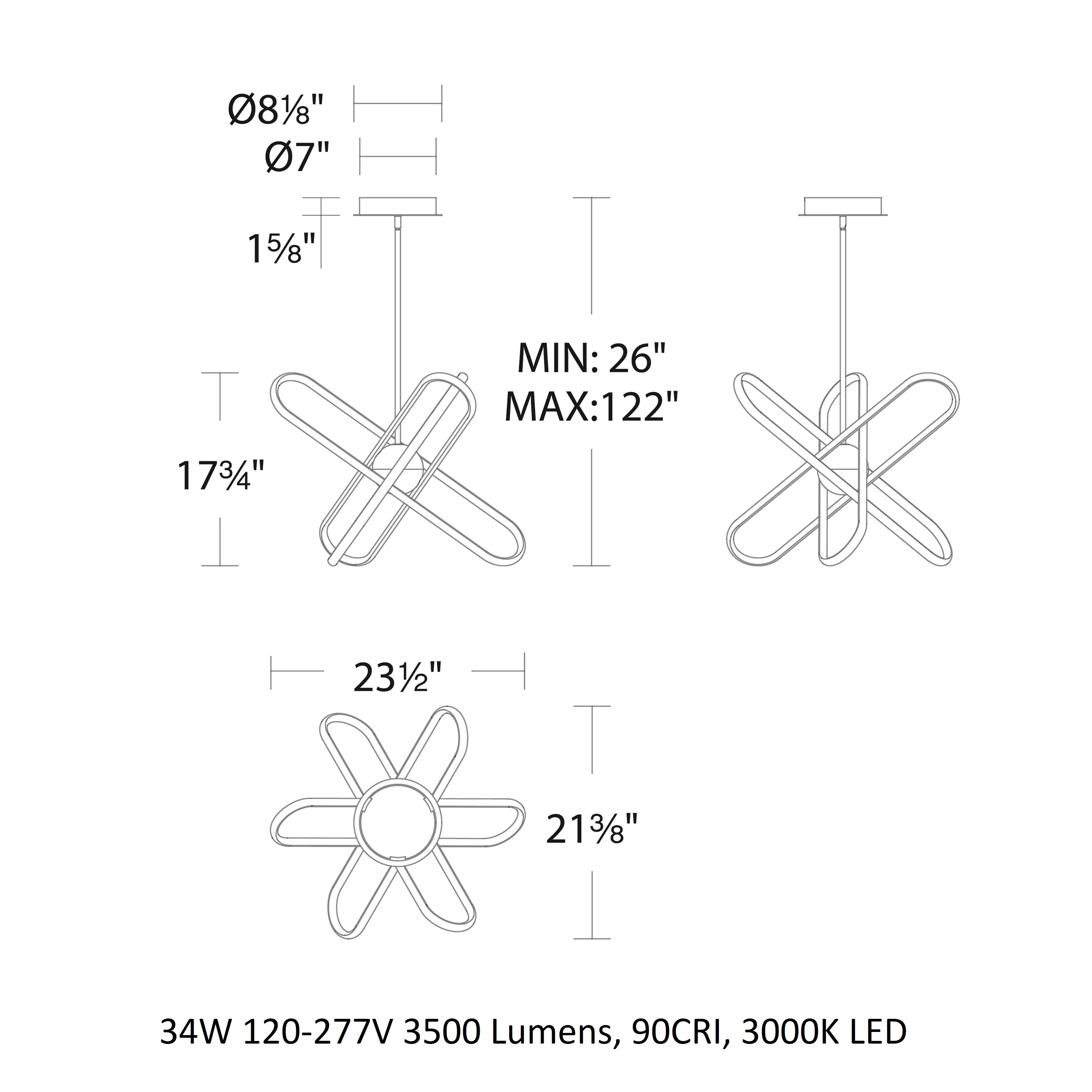 Valerius LED Pendant Light - Image 4