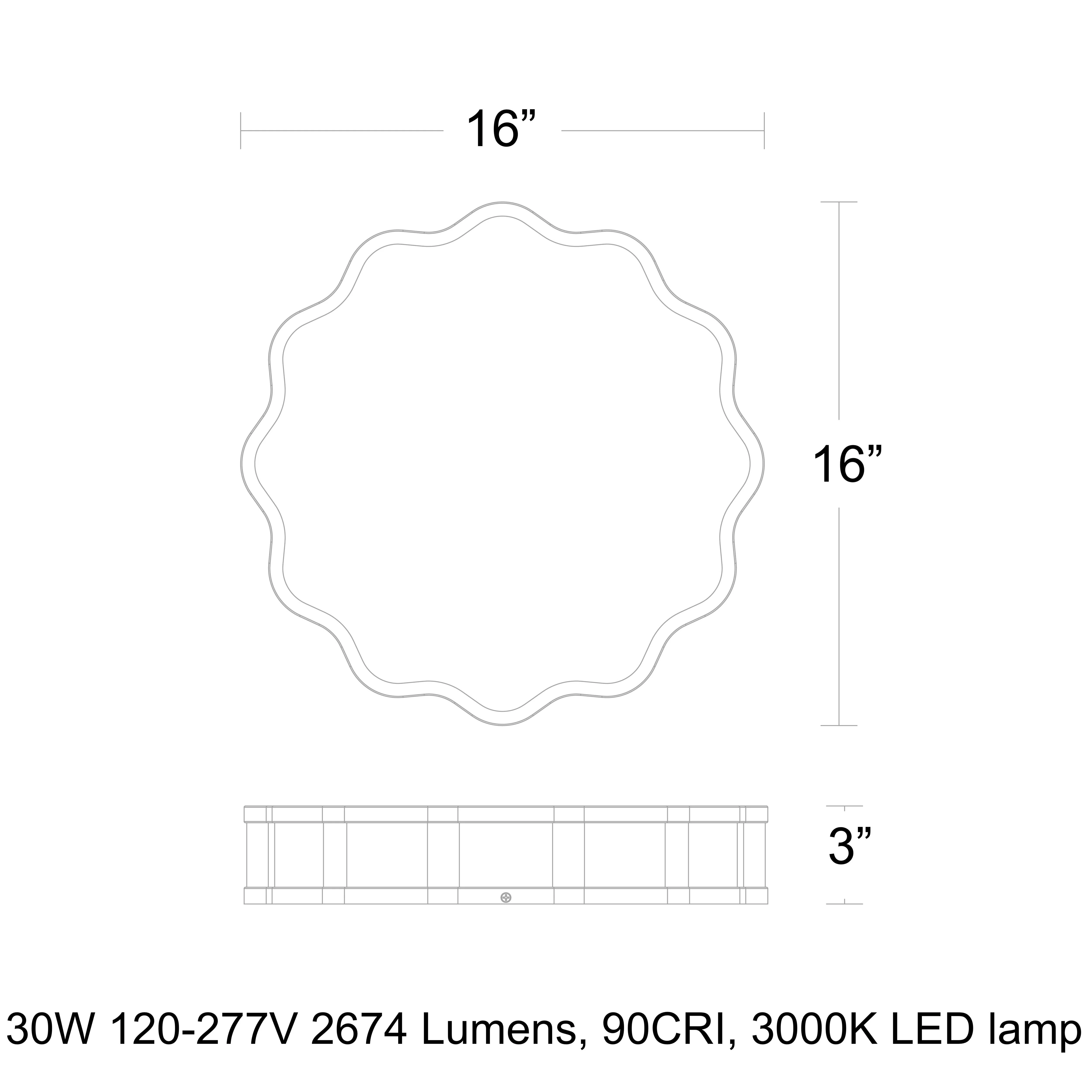 Vaughan LED Flush Mount - Image 9